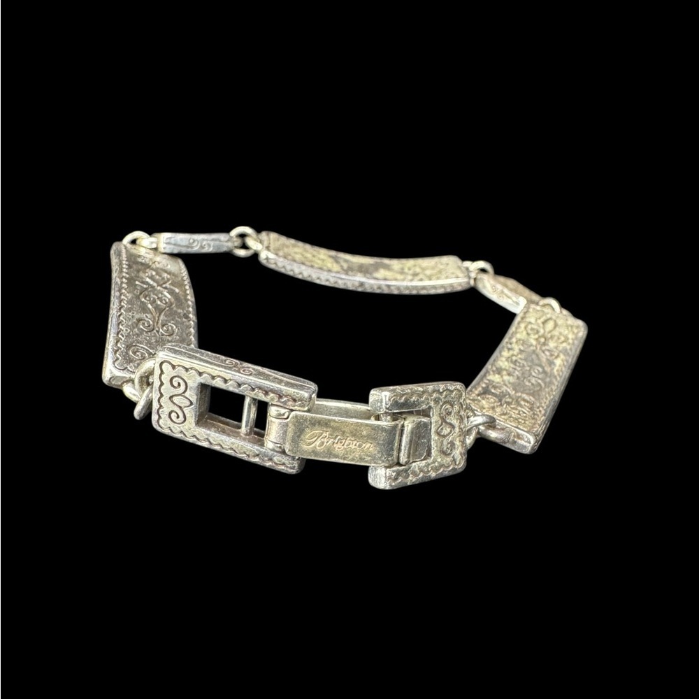 Brighton Silver Tone Bracelet with Intricate Design - Picture 3 of 3